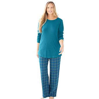 Only Necessities Plus Size Thermal PJ Set