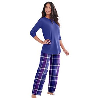 Only Necessities Plus Size Thermal PJ Set