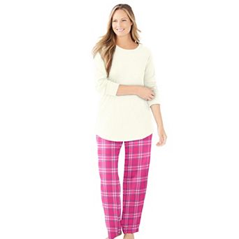 Only Necessities Plus Size Thermal PJ Set