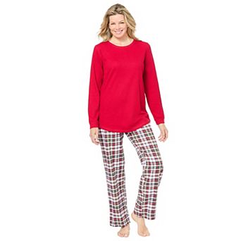 Only Necessities Plus Size Thermal PJ Set