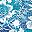 Deep Teal Floral