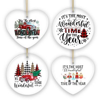 It's the Most Wonderful Time of the Year Christmas Ornament Bundle