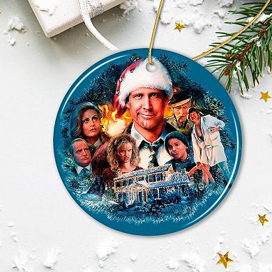 Christmas Vacation Mural Artistic Christmas Ornament, Full Crew