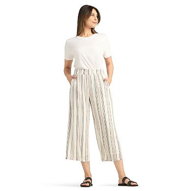 Women's AB Studio Pull On Wide Leg Crop Pants