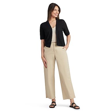 Women's AB Studio Elbow Sleeve Sweater Cardigan