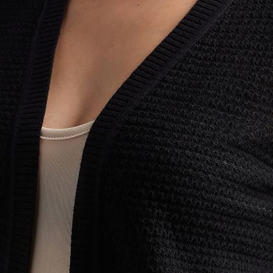 Women's AB Studio Elbow Sleeve Sweater Cardigan