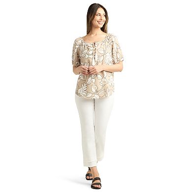Women's AB Studio Peasant Top
