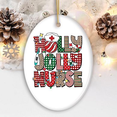 Santa's Favorite Nurse Christmas Ornament Bundle Set of Four