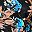 Black Painted Floral