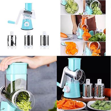 Manual Rotary Cheese Grater & Shredder