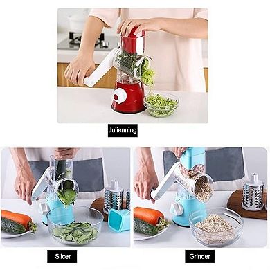 Manual Rotary Cheese Grater & Shredder