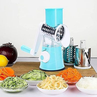 Manual Rotary Cheese Grater & Shredder