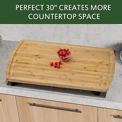 Large Wood Cutting Boards for Meat, Cutting Board Stove Top Cover, Large Charcuterie Board