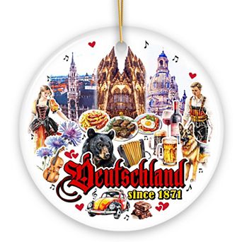 Artistic Germany Landmarks, Bavarian Heritage and Culture Gift and Travel Souvenir, Version 1