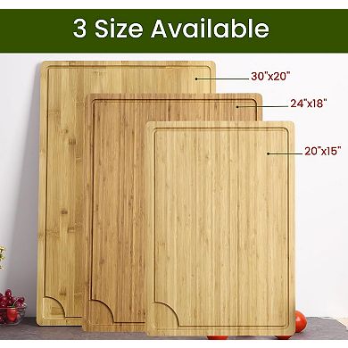 Extra Large Cutting Board for Kitchen, Wood Cutting Board for Meat, Vegetables