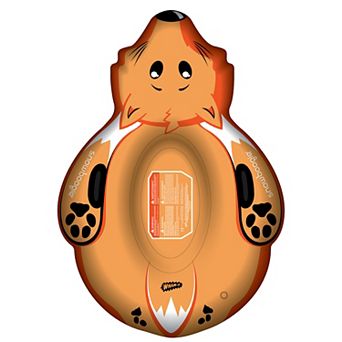 Wham-O Snowboogie Winter Snow Tube, 44" Single Rider Inflatable Animal Sled