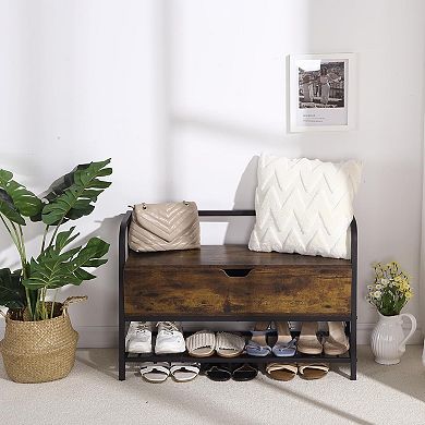 Shoe Storage Bench, Entryway Bench, for Entryway, Bedroom, Hallway