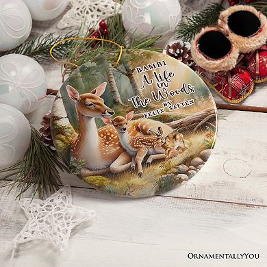 A Life in the Woods Ornament, Children Story Christmas Gift and Decor
