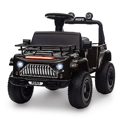 6V Ride On Car For Toddlers Battery Powered Electric Car For Kids Aged 3 6 Years black