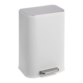 3.2 Gallon Stainless Steel Garbage Can with Lid, for Kitchen Bedroom Restroom
