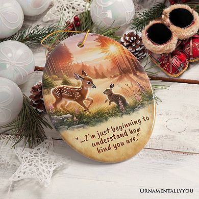 Kindness in Your Heart Ornament, Gentle Lesson Christmas Gift