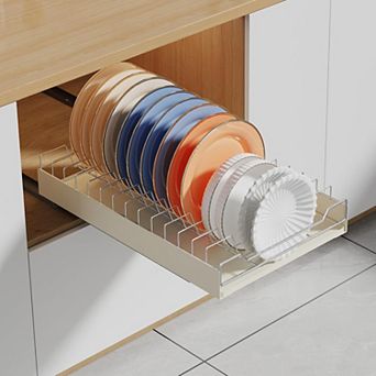 Pull Out Dish Rack, Cabinet Organizers for Kitchen Under Sink
