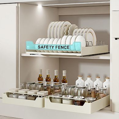 Pull Out Dish Rack, Cabinet Organizers for Kitchen Under Sink