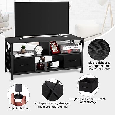 TV Stand for 50 inch TV, for Living Room, Bedroom, Entryway