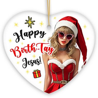 Have a Fearless Little Christmas Ornament, Trendy Pop Culture Holiday Décor, Heart