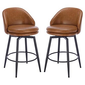 Swivel Bar Stools Set of 2