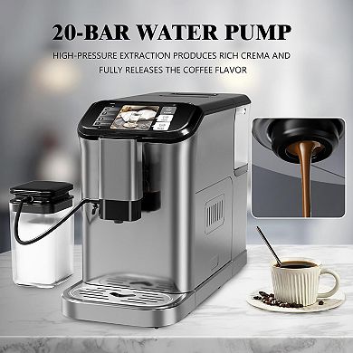 Fully Automatic Espresso Machine 20 Bar, 1350W