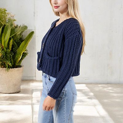 売れ筋商品|||スタイルアンドコー ニット&セーター アウター レディース Women's Button-Up Cardigan, Regular & Petite, Created for Macy's Industrial Blue Royal Blue Cardigan - Macy's