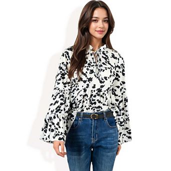 Women's Animal Print Light Blouse