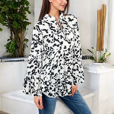 Women's Animal Print Light Blouse