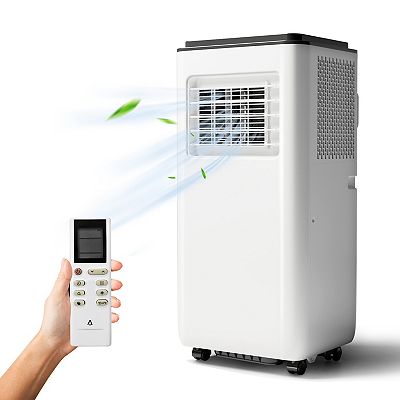 8,000BTU Portable Air Conditioner, 3-in-1 Quiet AC Unit,Up To 350 Sq. Ft - White