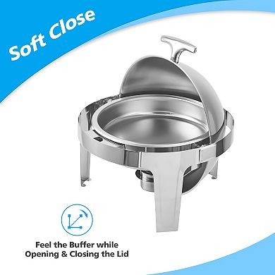 Chafing Dish Buffet Set, 6.8 QT Round