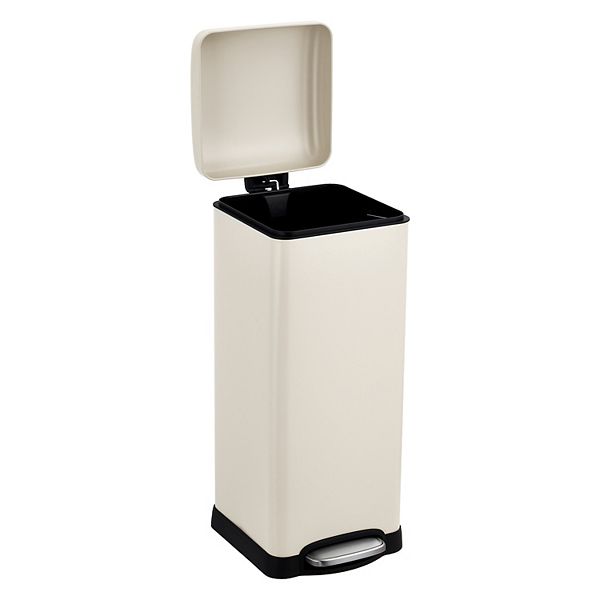 8 Gallon Bathroom Step Trash Can with Removable Inner Bucket