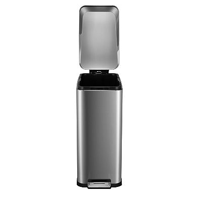 13 Gallon Tall Kitchen Garbage Can with Removable Inner Bucket, Slim