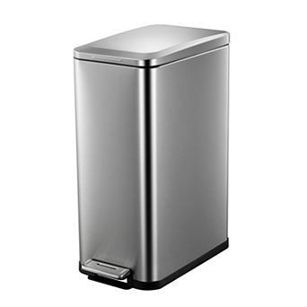 13 Gallon Tall Kitchen Garbage Can with Removable Inner Bucket, Slim