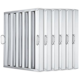 Pack of 6 Hood Filters 19.5W x 19.5H Inch