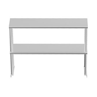 Stainless Steel Overshelf for Prep & Work Table, 12'' x 48''