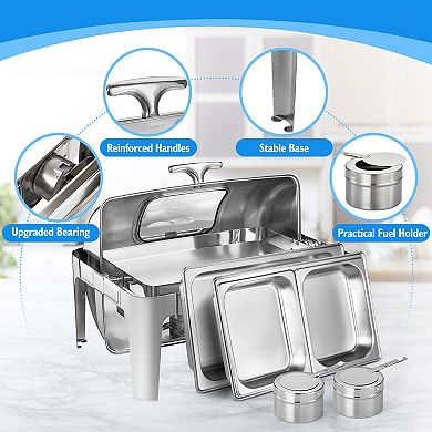 Chafing Dish Buffet Set, 9 QT