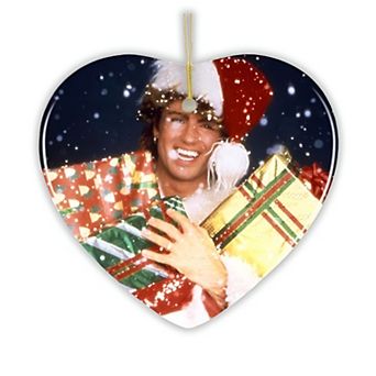 George Michael Christmas Ornament, Heart Version