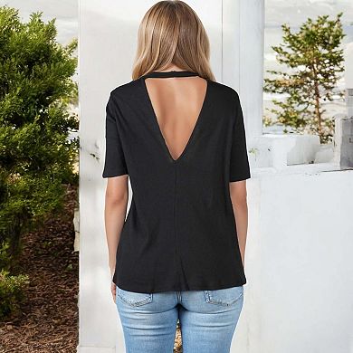 Women's Basic Short Sleeve Casual T-Shirt