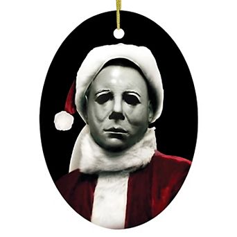 Michael Myers Christmas Ornament, Oval Version