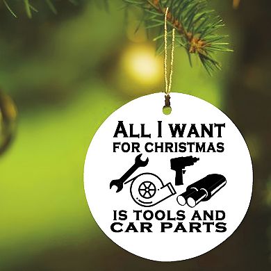 Mechanic Quote Christmas Ornament
