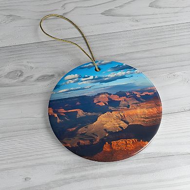 Grand Canyon National Park Ornament, Arizona Christmas Decoration, Circle Version