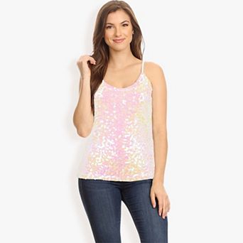 Women's Shine Bright Sequin Sparkle Cami