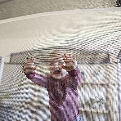 6ft x 4ft Rectangle Mini Trampoline for Kids and Toddlers