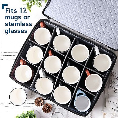 Hard Shell Cup & Mug Storage Case for